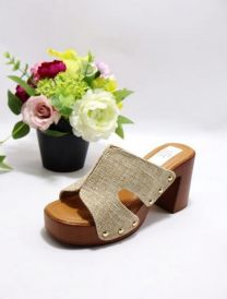 Klapki na obcasie (36-41/12P)