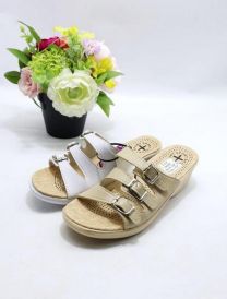 Klapki na koturnie  (36-41/24P)