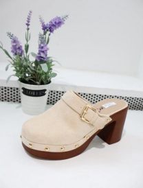 Klapki na obcasie (36-41/12P)