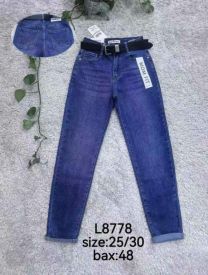 Spodnie jeans damskie (25-30/12szt)