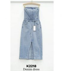 Sukienki jeans damskie (34-42/10szt)