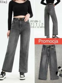 Spodnie jeansowe damskie (XS-XL/12szt)
