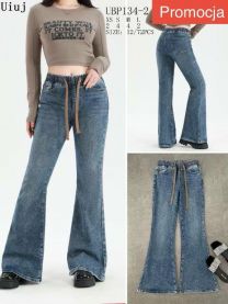 Spodnie jeansowe damskie (XS-L/12szt)