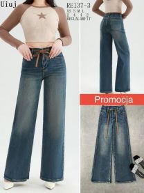 Spodnie jeansowe damskie (XS-L/12szt)