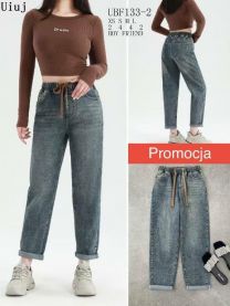 Spodnie jeansowe damskie (XS-L/12szt)