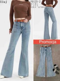 Spodnie jeansowe damskie (XS-L/12szt)