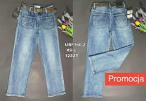 Spodnie jeansowe damskie (XS-L/12szt)