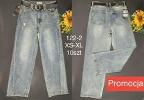 Spodnie jeansowe damskie (XS-XL/10szt)