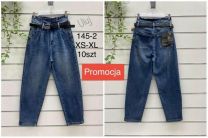Spodnie jeansowe damskie (XS-XL/10szt)