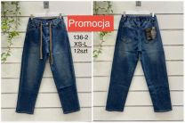 Spodnie jeansowe damskie (XS-L/12szt)