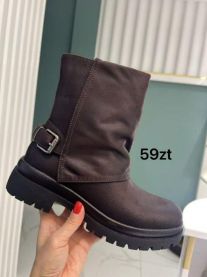 Botki na płaskim  (36-41/10P)