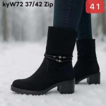 (37-42/12P)Botki na obcasie 