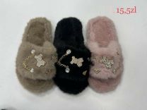 Kapcie odkryte palce damskie(36-41/24P)