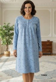 Koszula nocna damska-Ocieplane (M-3XL/10szt)