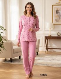 Piżama damska -ocieplana (M-3XL/10Kompletów)