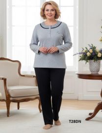 Piżama damska -ocieplana (M-3XL/10Kompletów)