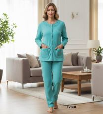 Piżama damska -ocieplana (M-3XL/10Kompletów)