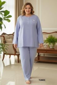 Piżama damska -ocieplana (4XL-8XL/10Kompletów)