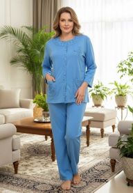 Piżama damska -ocieplana (M-3XL/10Kompletów)