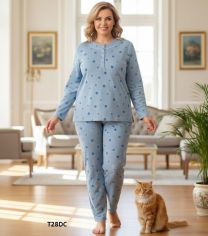 Piżama damska -ocieplana (XL-5XL/10Kompletów)