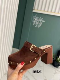 Klapki na obcasie (36-41/12P)