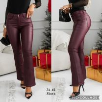 Spodnie ekoskóra damskie (34-42/10szt)