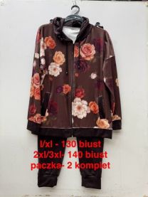 Komplet welurowy Polska (XL-3XL/4kpt)