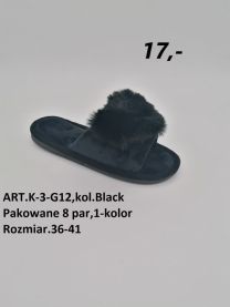 Kapcie odkryte palce damskie(36-41/8P)