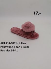 Kapcie odkryte palce damskie(36-41/8P)