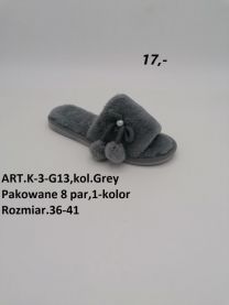 Kapcie odkryte palce damskie(36-41/8P)