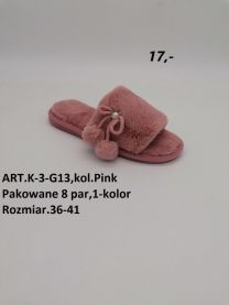 Kapcie odkryte palce damskie(36-41/8P)