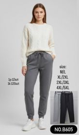 PLUS_Spodnie dresowy damskie (M-5XL/12szt)