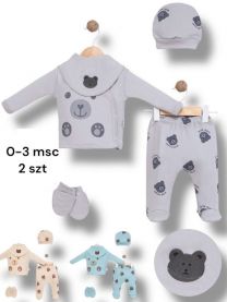 Komplet niemowlęcy Turecka (0-3M/12kpt)