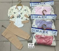 Komplet niemowlęcy Turecka (3-9M/12kpt)