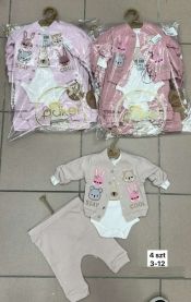 Komplet niemowlęcy Turecka (3-12M/12kpt)