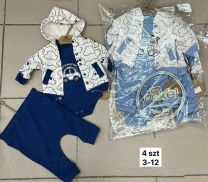 Komplet niemowlęcy Turecka (3-12M/12kpt)