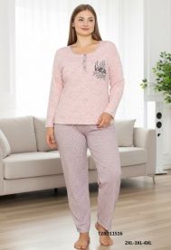 Piżama damska-ocieplanie (2XL-4XL/12kompletów)