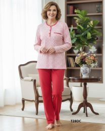 Piżama damska-ocieplanie (M-3XL/10kompletów)