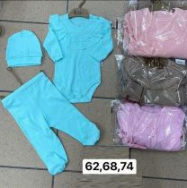 Komplet niemowlęcy Turecka (62-74/12kpt)