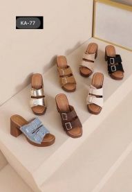 Klapki na obcasie (36-41/12P)