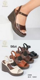 Sandały na koturnie (36-41/12P)