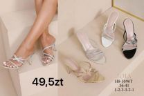 Klapki na obcasie (36-41/12P)