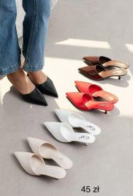 Klapki na obcasie (36-41/12P)