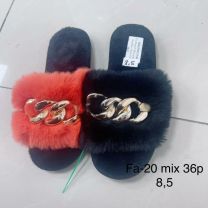 Kapcie odkryte palce damskie(36-41/36P)