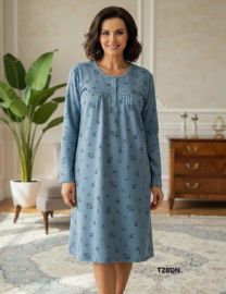 Koszula nocna damska-Ocieplane (M-3XL/10szt)