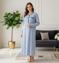 Koszula nocna damska-Ocieplane (M-3XL/10szt)