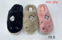 Kapcie zakryte palce damskie  (36-41/36P)