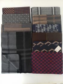 Szaliki męskie (uniwersalny/12szt)