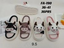 Kapcie odkryte palce damskie(36-41/36P)