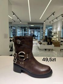 Botki na płaskim  (36-41/12P)